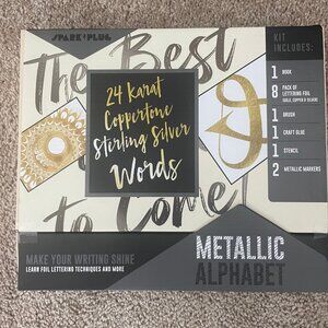 METALLIC ALPHABET Plug Discover Spark